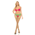 Pink Lipstick Come To Me Bra, Garter Belt & G-string