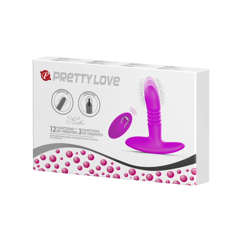 Pretty Love Heather Thrusting Butt Plug