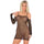 Rene Rofe Bad Intentions Fishnet Dress