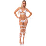 Rene Rofe Lace Up Lover Bra Set
