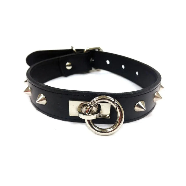 Rouge Garments O Ring Studded Collar