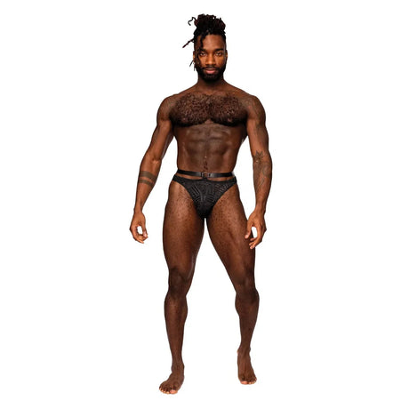 Rude Awakening Mesh Strap Thong