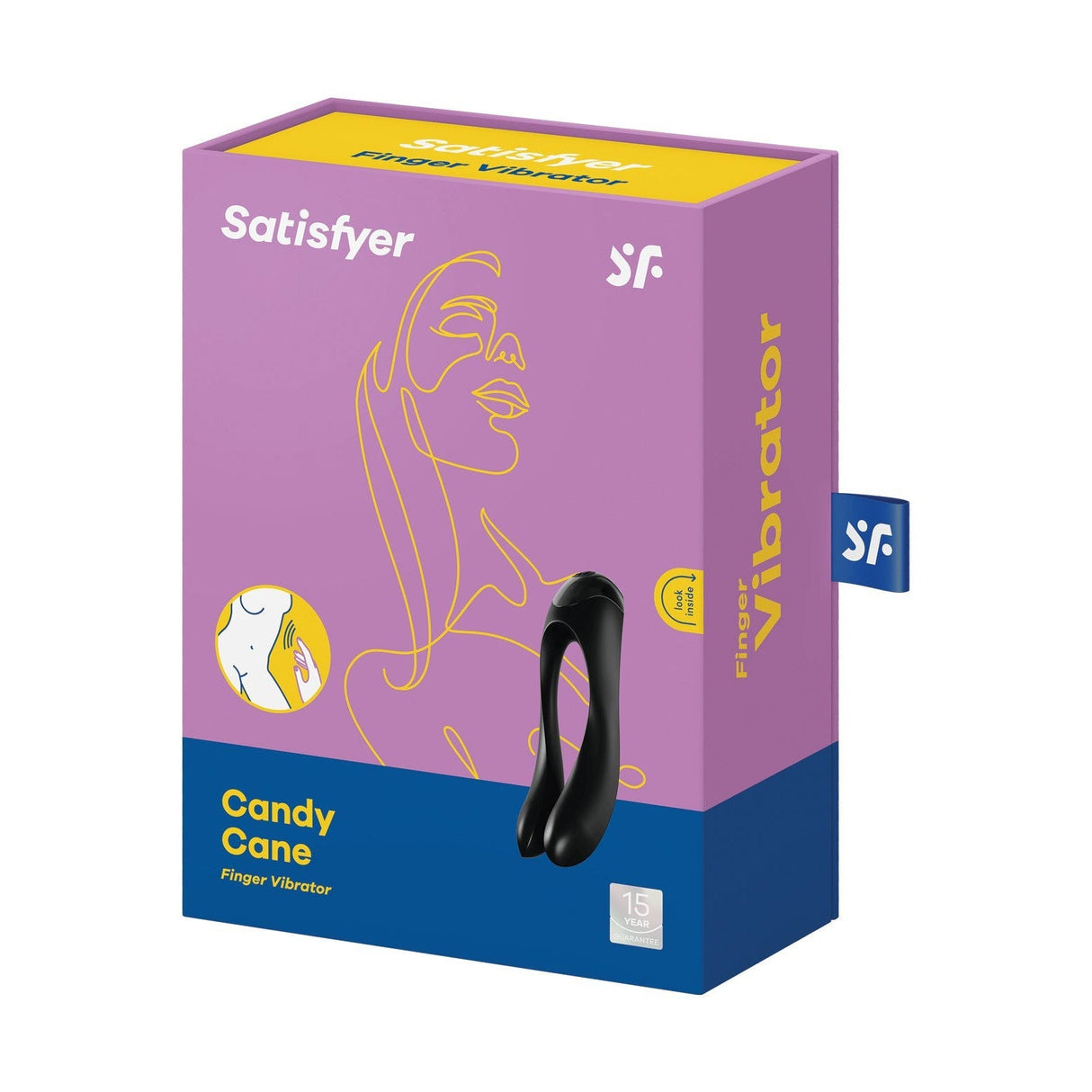 Satisfyer Candy Cane Silicone Rechargeable Finger Vibe