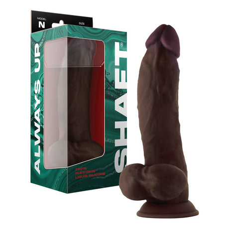 Shaft Model N Flexiskin Liquid Silicone Dildo with Balls