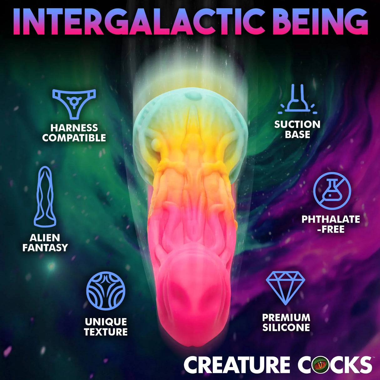 Shape Shifter Alien Silicone Dildo