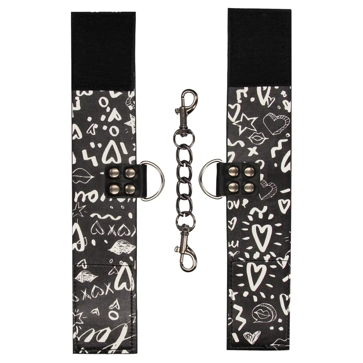 Shots Ouch Printed Hand Cuffs Love Street Art Fashion