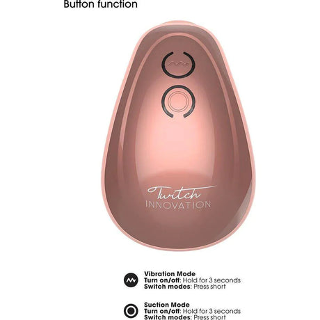 Shots Twitch Innovation Hands Free Suction & Vibration Toy