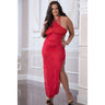 Shoulder Baring Laced Night Dress