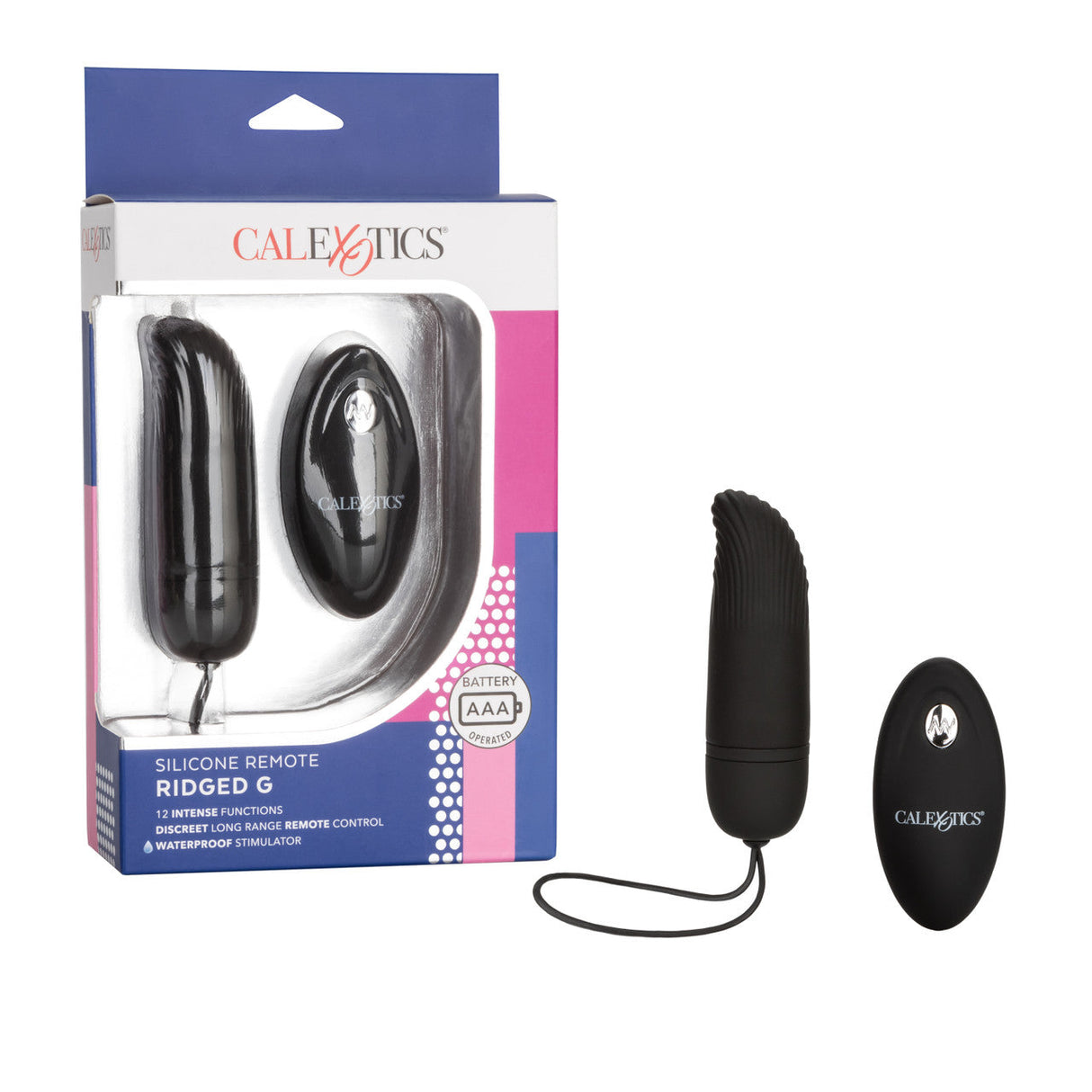 Silicone Remote Ridged G Vibe