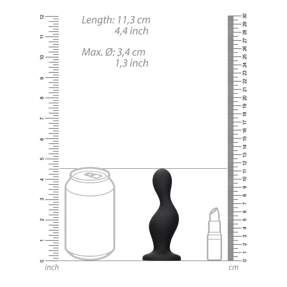 Silicone Wave Butt Plug