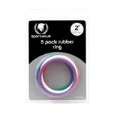 Spartacus 2 Inch Rubber Cock Ring Set