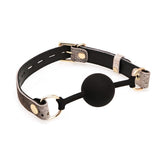 Spartacus Silicone Gag with Leather Lining