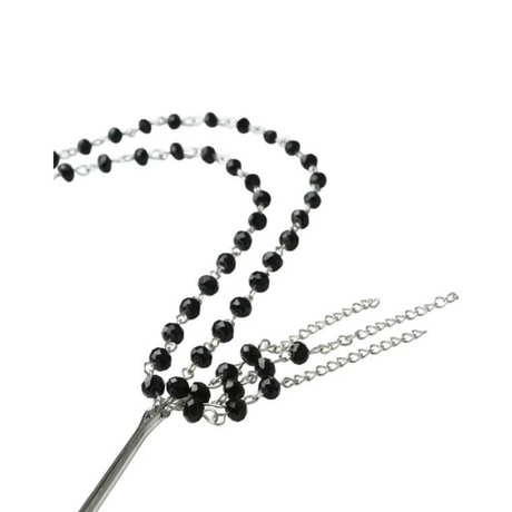 Sportsheets Midnight Black Jeweled Nipple Clips
