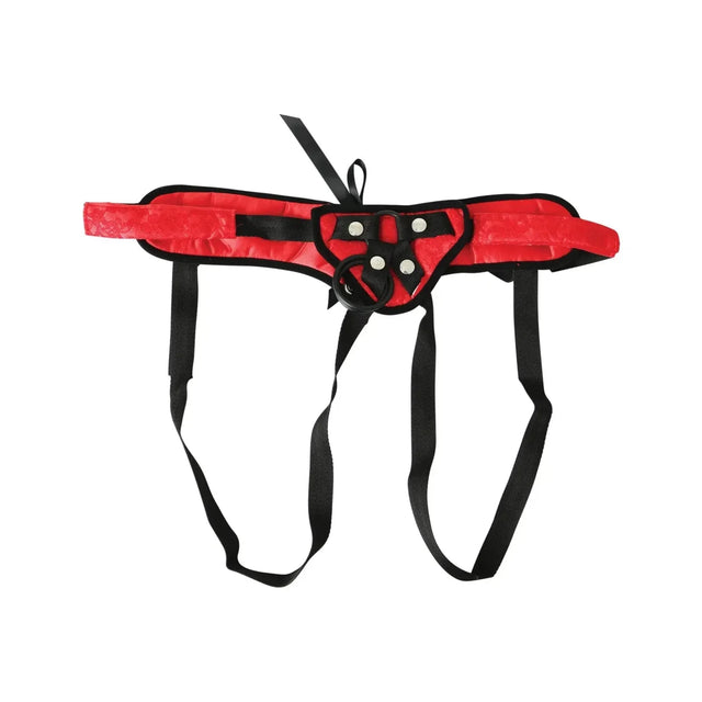 Sportsheets Red Lace Corset Strap On Harness