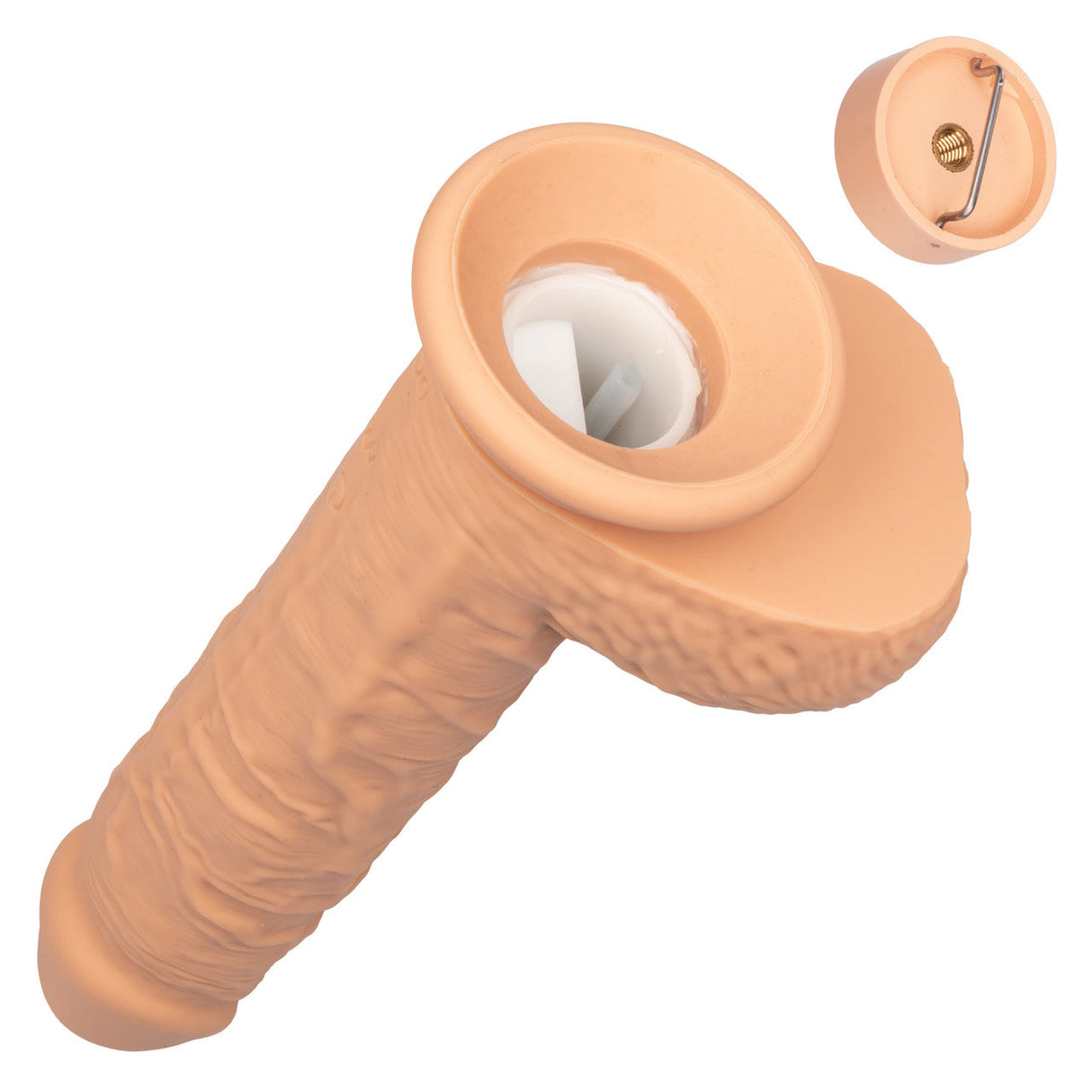 Squirting Fuck Stick 9" Vibrating Silicone Suction Cup Dildo