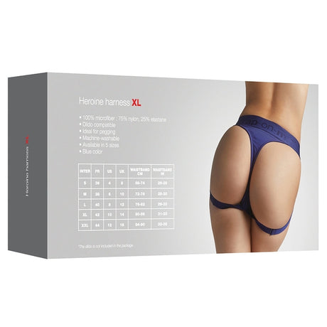Strap-On-Me Heroine Lingerie Harness - Night Blue