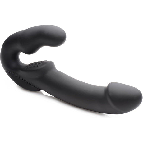 Strap U Evoke Rechargeable Vibrating Silicone Strapless Strap On