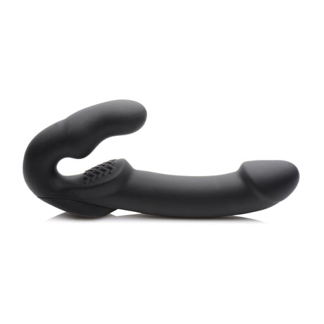 Strap U Evoke Rechargeable Vibrating Silicone Strapless Strap On