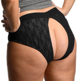 Strap U Lace Envy Crotchless Panty Harness - 2XL