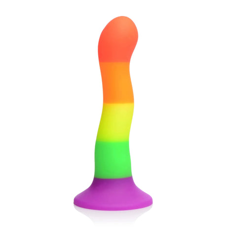 Strap U Proud Silicone Dildo with Harness