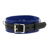 Strict Leather Deluxe Black and Purple Locking Collar