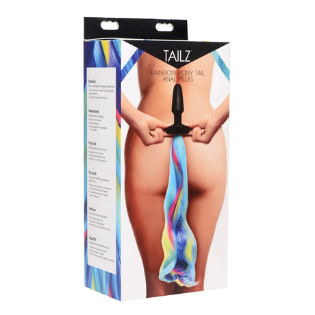 Tailz Rainbow Pony Tail Butt Plug