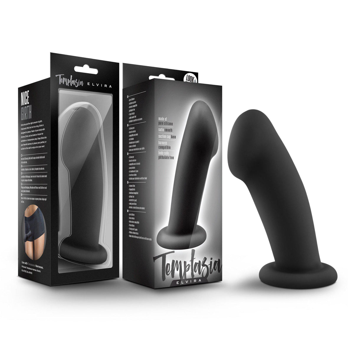 Temptasia 2 Inch Thick Strap On Dildo