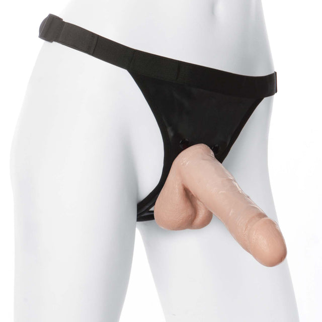 Vac-U-Lock Realistic Strap On Dildo Harness