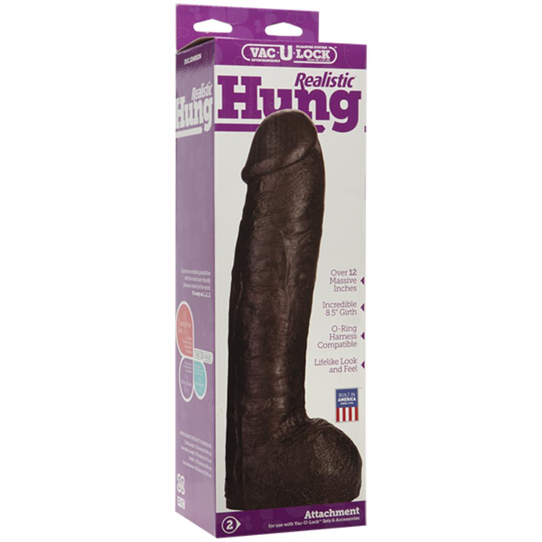 Vac-U-Lock 12.5 Inch Big Strap On Dildo