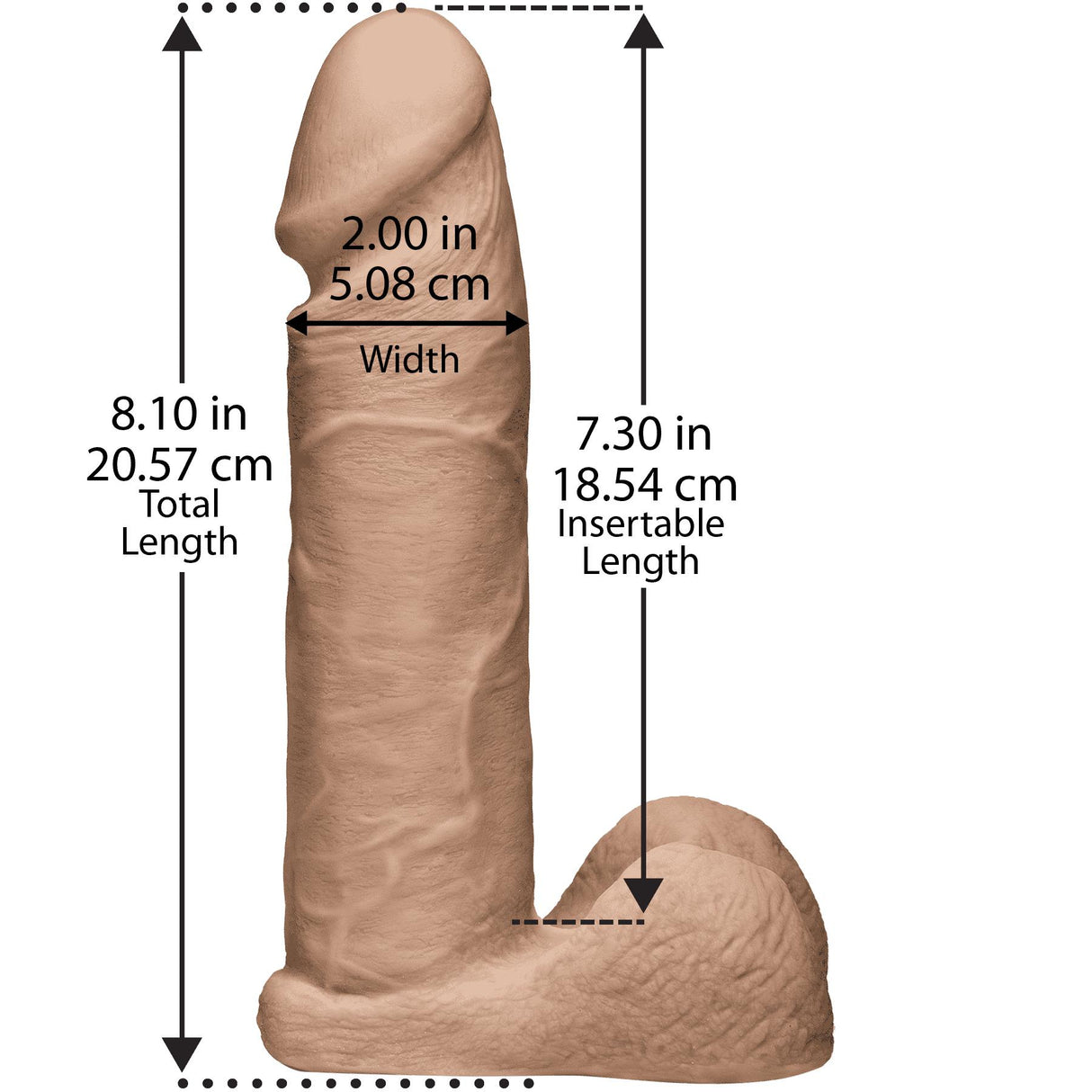 Vac-U-Lock Ultraskyn Cock with Ultra Harness