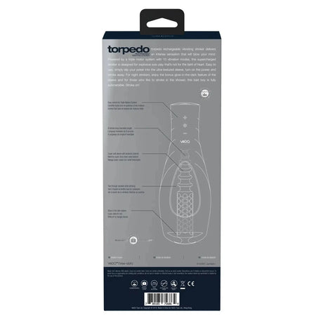 VeDO Torpedo Vibrating Rechargeable Stroker