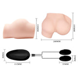 Vibrating Double Pleasure Vagina & Anal Masturbator