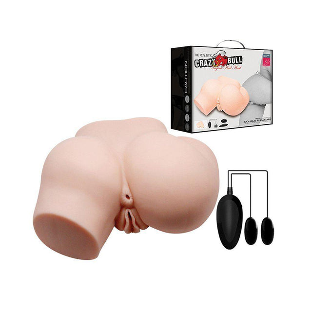 Vibrating Double Pleasure Vagina & Anal Masturbator
