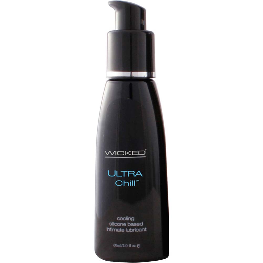 Wicked Ultra Chill Cooling Sensation Silicone Based Lubricant - 2 oz Fragrance Free