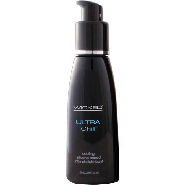 Wicked Ultra Chill Cooling Sensation Silicone Based Lubricant - 2 oz Fragrance Free