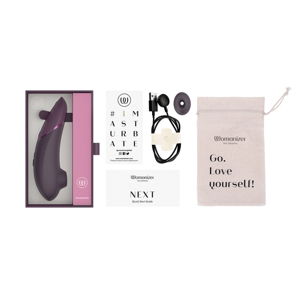 Womanizer Next 3D Climax Control Pleasure Air Clitoral Stimulator