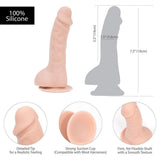 Addiction Brad 7.5 Inch Suction Cup Dildo