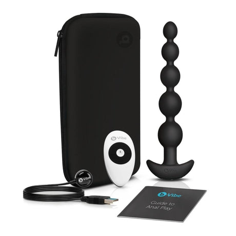 b-Vibe Cinco Remote Control Rechargeable Anal Beads