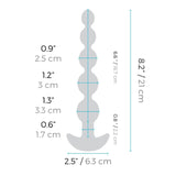 b-Vibe Cinco Remote Control Rechargeable Anal Beads