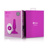 b-Vibe Novice Vibrating Silicone Butt Plug