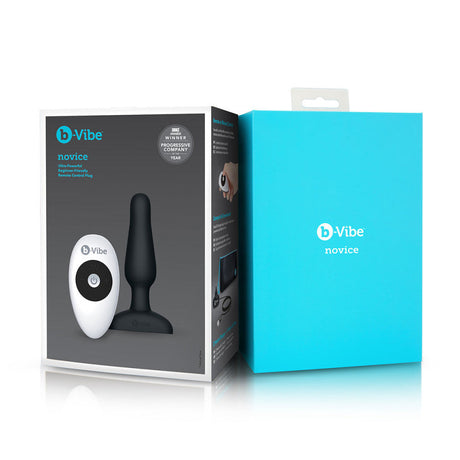 b-Vibe Novice Vibrating Silicone Butt Plug