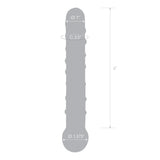 Callisto Clear 7 Inch Glass Dildo