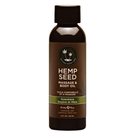 Earthly Body Hemp Seed Massage & Body Oil - 2 oz