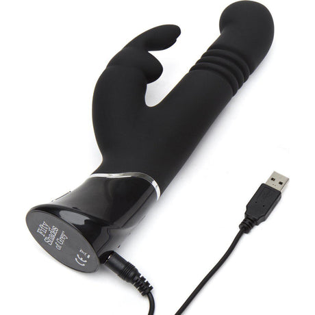 Greedy Girl Thrusting G-Spot Rabbit Vibrator