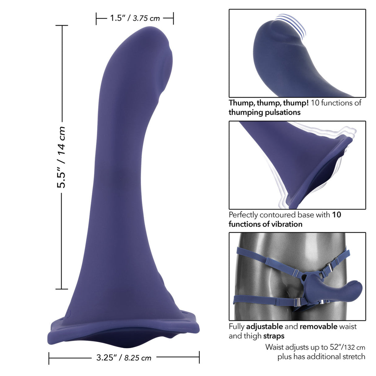 Her Royal Harness ME2 Thumper Set with Vibrating Probe