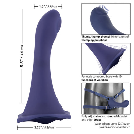 Her Royal Harness ME2 Thumper Set with Vibrating Probe