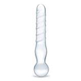 Joystick Clear Glass Dildo