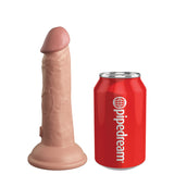 King Cock Elite 6 Inch Dual Density Vibrating Silicone Dildo