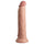 King Cock Elite 9 Inch Dual Density Vibrating Silicone Dildo