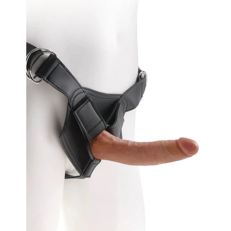King Cock Strap-on Harness with 7 Inch Cock